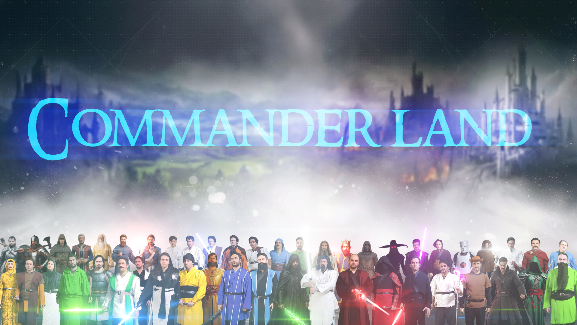 All characters of the Commander Land series